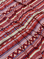 Vintage Ethnic Pattern Fabric, Shimmer Ottoman Fabric, 4 - Way Stretch - Whotex Online Fabric Store