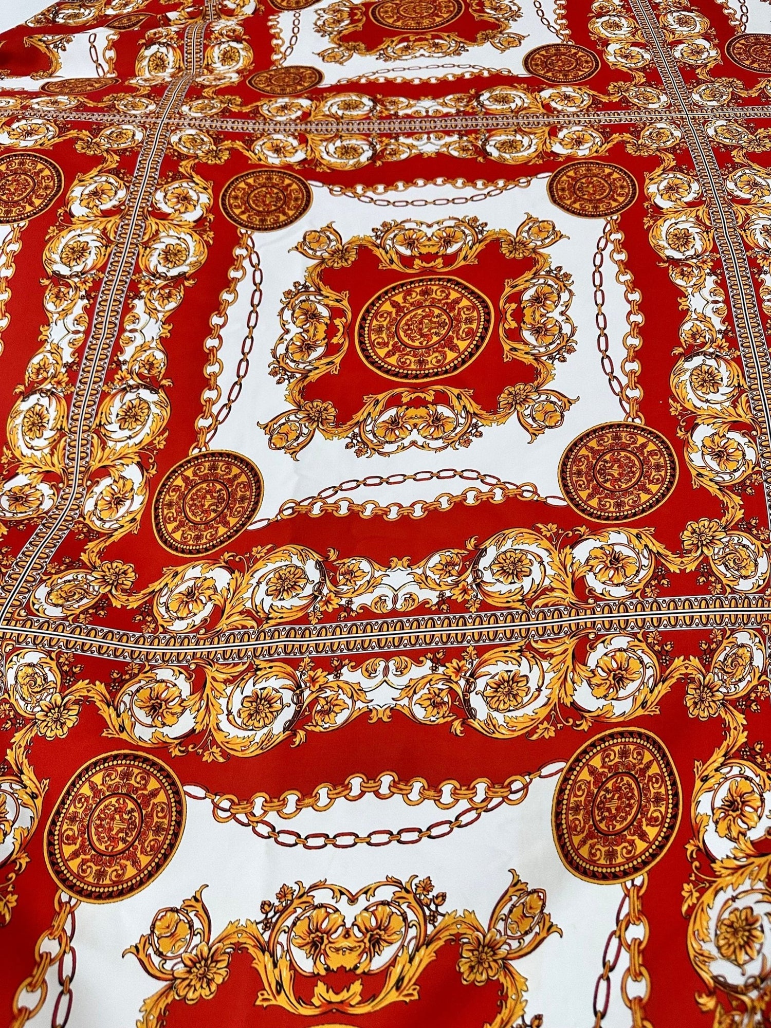 Vintage Gold Baroque Pattern Fabric - Whotex Online Fabric Store