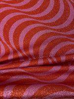 Wavy Metallic Lurex Fabric by the Metre - Whotex Fabrics London
