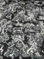 Wild Forest Pattern Fabric, Black White Animal Pattern Fabric - Whotex Online Fabric Store