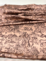 Wild Forest Pattern Fabric, Brown Beige Animal Pattern Fabric - Whotex Online Fabric Store