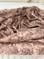 Wild Forest Pattern Fabric, Brown Beige Animal Pattern Fabric - Whotex Online Fabric Store
