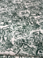 Wild Forest Pattern Fabric, Green White Animal Pattern Fabric - Whotex Online Fabric Store