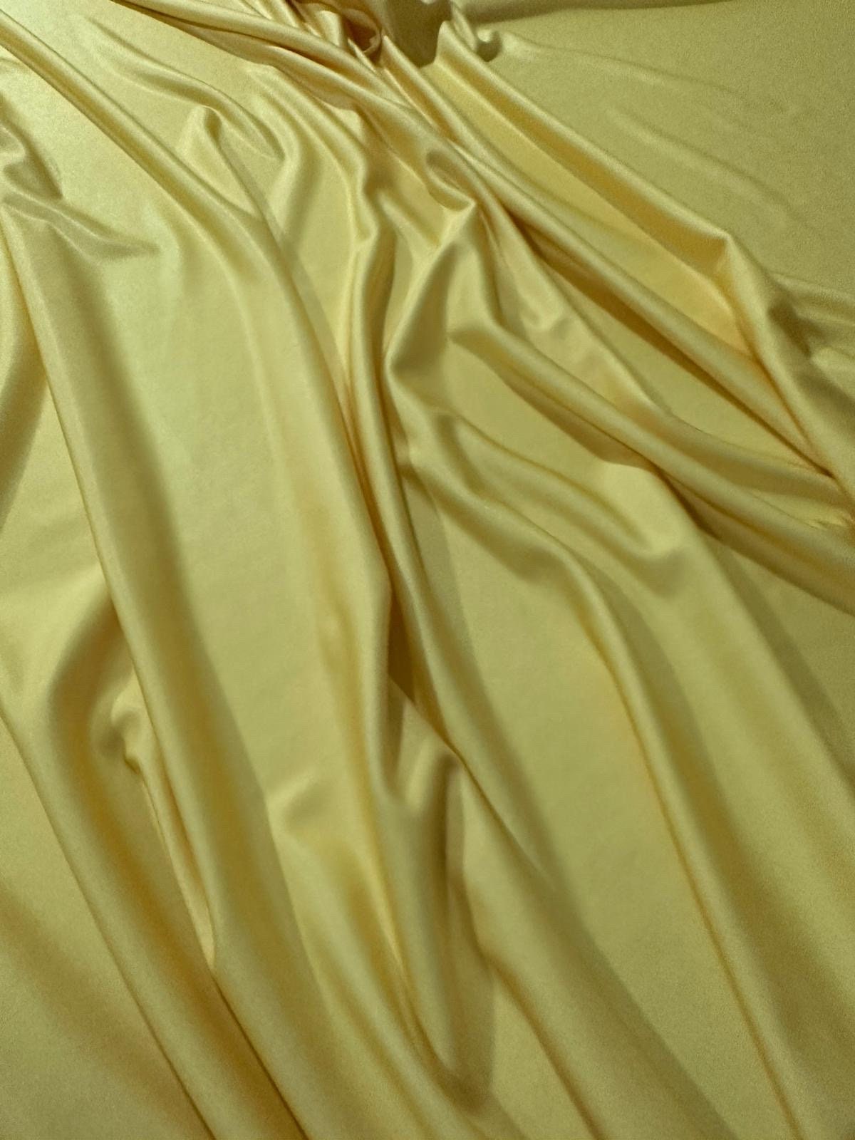 Yellow Color Lycra Jersey , 4 - way stretch Fabric - Whotex