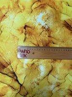 Yellow Tie Dye Fabric Sold by Metre - Whotex Fabrics London