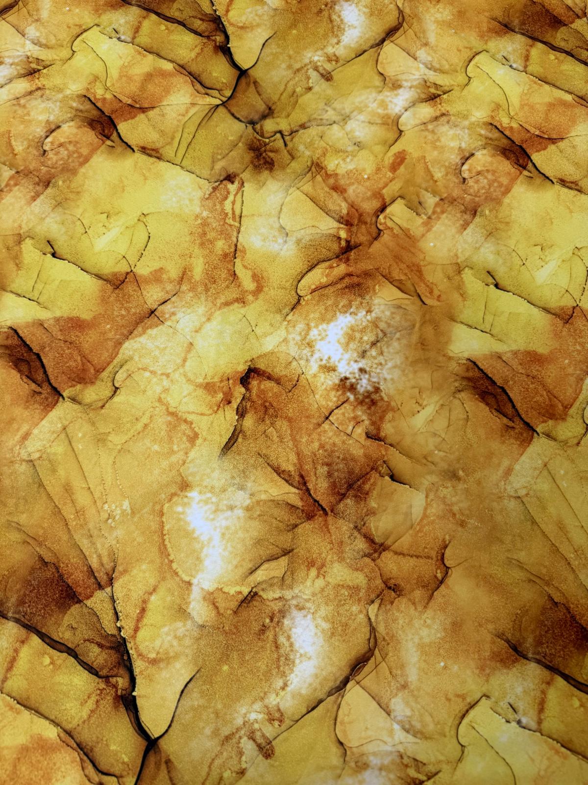 Yellow Tie Dye Fabric Sold by Metre - Whotex Fabrics London