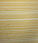 Yellow White Striped Fabric by the Metre - Whotex Fabrics London