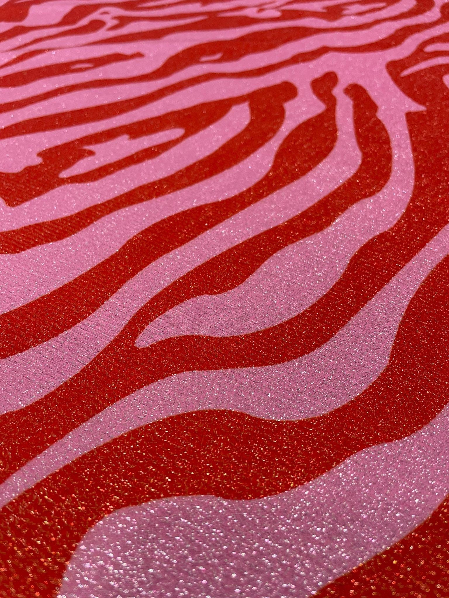 Zebra Pattern Spandex Lurex Fabric, 4 - Way Stretch Fabric - Whotex Online Fabric Store