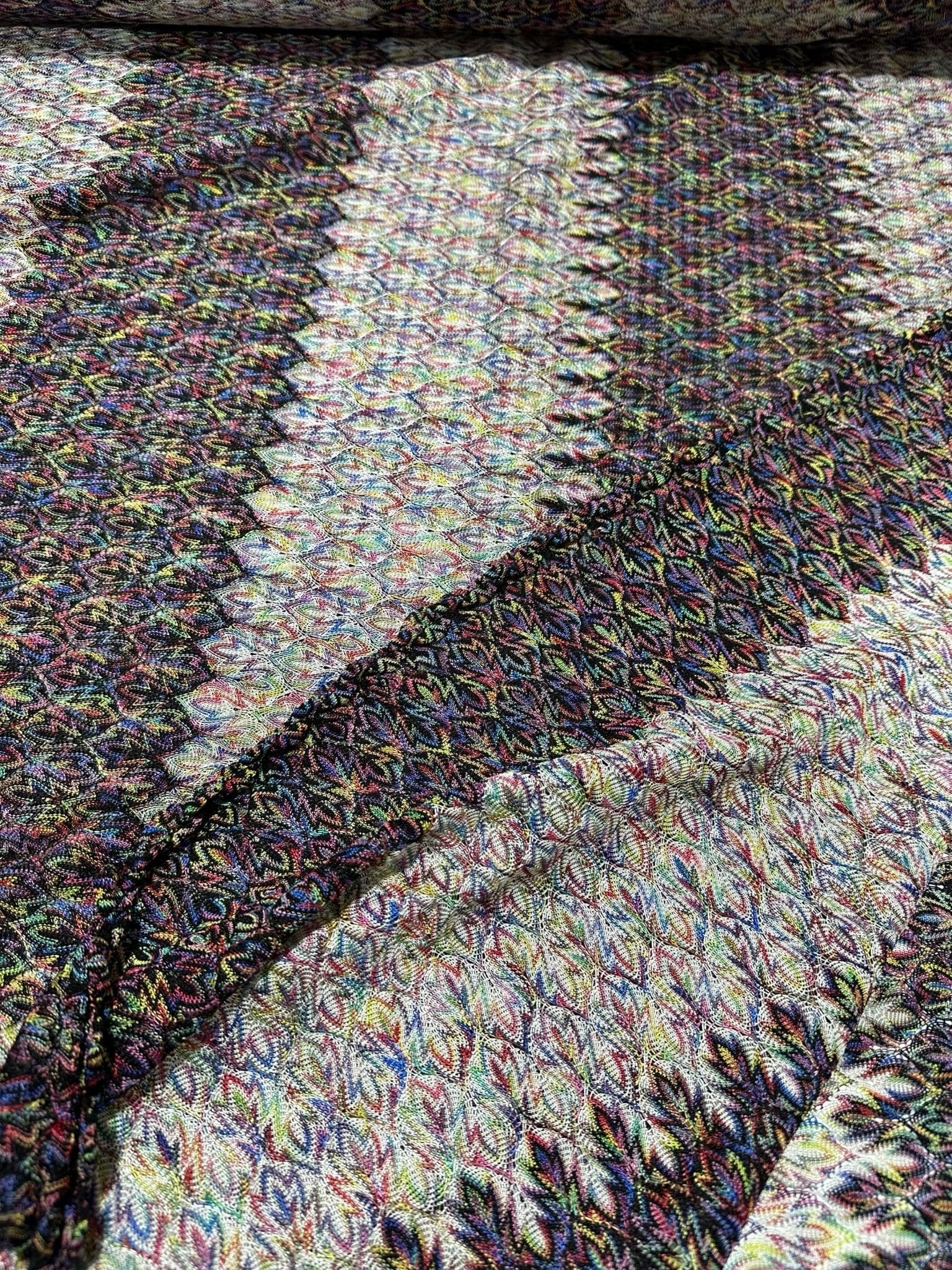 Zigzag Knit Jersey fabric, Black White knit jersey , Chevron luxury fabric, italian Fabric, dress, swimwear, pareo, shirt, craft, - Whotex Online Fabric Store