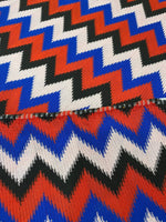 Zigzag Knit Jersey fabric, luxury fabric, italian Fabric, dress, swimwear, pareo, shirt, craft, blouse, blue red black sugar pink color - Whotex Online Fabric Store