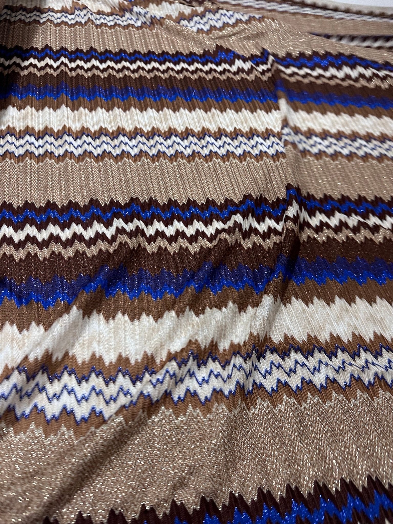 Zigzag Knit Mesh fabric, Shimmer Elastic jersey - Whotex Online Fabric Store
