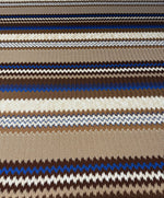 Zigzag Knit Mesh Fabric with Shimmer Elastic Jersey for Fashion Apparel - Whotex Fabrics London