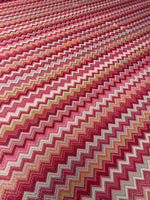 Zigzag Lurex Knit Fabric with 4 - Way Stretch for Fashion and Crafts - Whotex Online Fabric Store