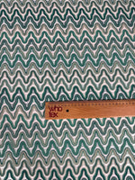 Zigzag Mesh Fabric, Green Tones Fabric By The Yard - Whotex Online Fabric Store
