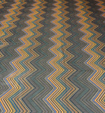 Zigzag Pattern Chiffon Fabric – Lightweight Flowing Dress - Whotex Fabrics London