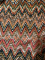 Zigzag Pattern Fabric, Shimmer Ottoman Fabric, 4 - Way Stretch - Whotex Online Fabric Store