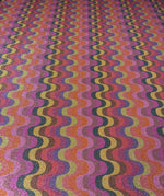 Zigzag Pattern Fabric, Shimmer Spandex Fabric, spandex 4 - way stretch fabric, Evening dress fabric - Whotex Fabrics London