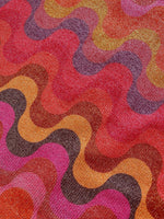 Zigzag Pattern Fabric, Shimmer Spandex Fabric, spandex 4 - way stretch fabric, Evening dress fabric - Whotex Online Fabric Store
