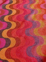 Zigzag Pattern Fabric, Shimmer Spandex Fabric, spandex 4 - way stretch fabric, Evening dress fabric - Whotex Online Fabric Store