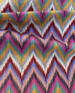 Zigzag print Upholstery Fabric, Colored chevron Fabric, Digital print Fabric, outdoor, runner, curtain, tablecloth, handbag Fabric - Whotex Online Fabric Store